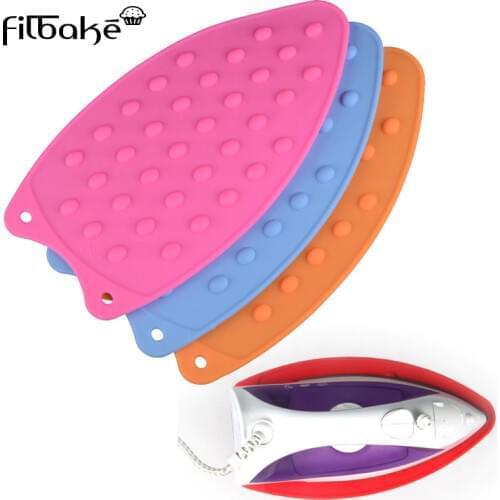 FILBAKE Silicone Iron Hot Protection Rest Pad Mat Safe Surface Iron Stand Mat Rest Ironing Pad Insulation Boards