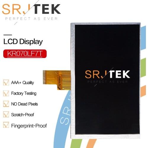 Srjtek New IPS 7" inch 40 Pin TFT LCD Screen For KR070LF7T Tablet PC KR070LE7T 00796-A LCD Display Inner Screen Parts