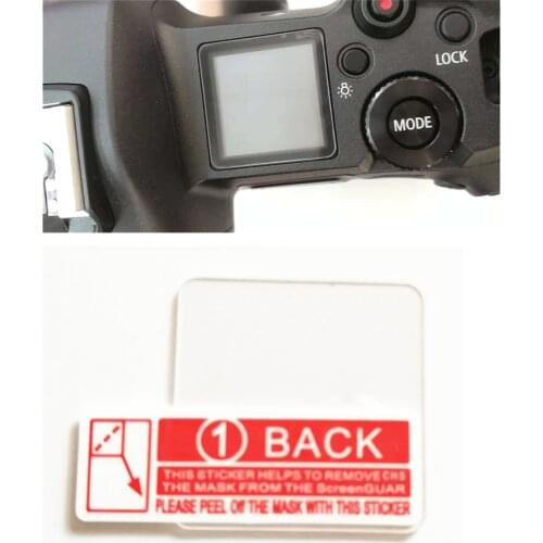 Glass LCD Screen Protector Cover Guard for Canon EOS R R5 Info Top Shoulder Screen of EOSR Camera