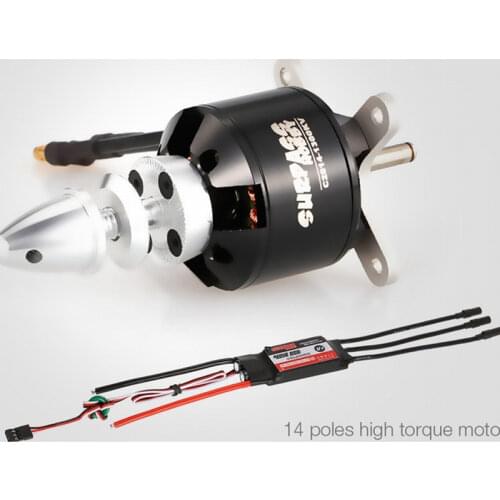 SurpassHobby C2820/3542 3542 1250KV 1100KV Outrunner Brushless Motor 5.0mm Shaft W/ 2-4S Lipo/50A ESC FPV Multirotor Quadcopter