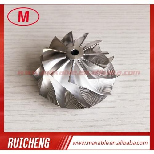 TD04 45.47/60.48mm 11+0 blades high performance turbocharger milling/aluminum 2618/billet compressor wheel