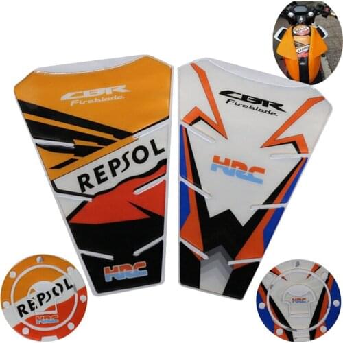 Universal Motorcycle WING LOGO Fuel Gas Tank Pad For Honda CBR VFR CBF HORNET FIREBLADE HRC Tank Cover Protector Decal Sticker