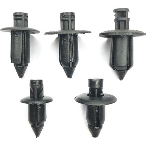 20/50Pcs Universal Car Fairing Rivet Setting Panel Fastener Clips 6mm 7mm 8mm Plastic Push Pin Fastener