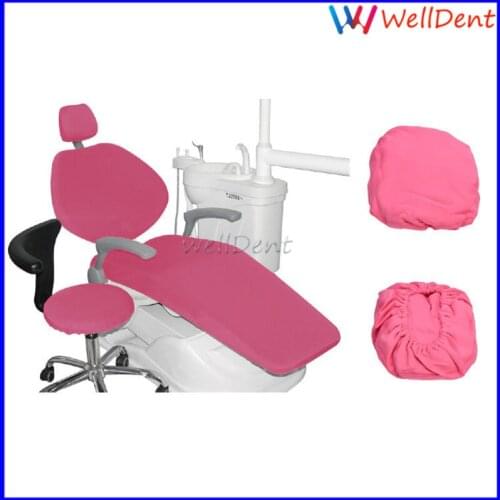 1set High Quality and High Elastic dental chair cover dentist stool cover 4pcs kit 4 color available