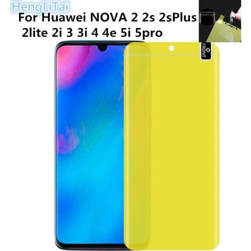Front film 3D Full Cover Screen Protector TPU Film For Huawei NOVA 2 2s 2sPlus 2lite 2i 3 3i 4 4e 5i 5pro