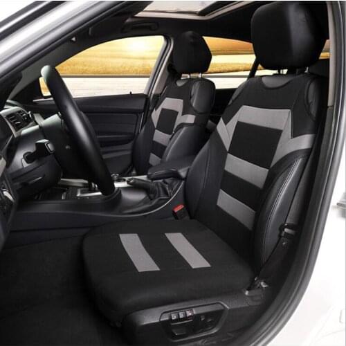 Car seat protective cover 2pcs universal seat protective pad, polyester fabric car vest type seat cover, interior accessories