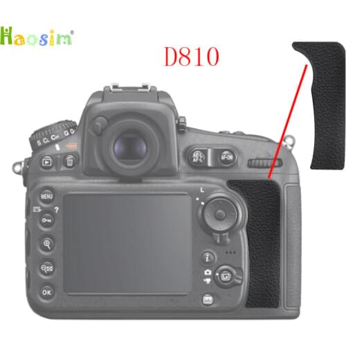 1/10pcs For Nikon D810 The Thumb Rubber Back cover Rubber DSLR Camera Replacement Unit Repair Part
