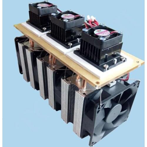 12V Semiconductor Refrigeration Chip Small Air Conditioning Trinuclear Package Refrigerator XD-3098 Small Refrigerator Diy