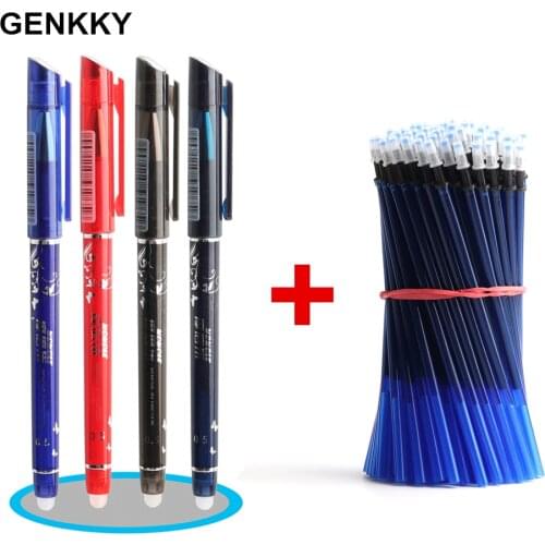 14PCS/LOT Erasable Pen for business pen Writing 0.5mm Ballpoint pen School Office student Exam Writing Stationery Supply