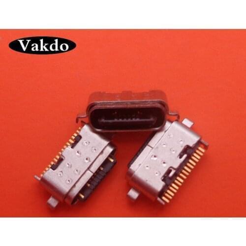 2pcs micro connector USB Type C for Lenovo P10 (Model Lenovo TB-X705F, Type ZA44) charging jack connector plug dock socket
