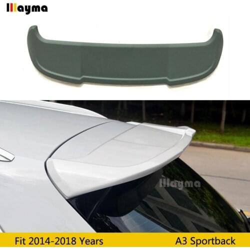ABT style ABS Roof wing spoiler For AUDI A3 8V Sportback 2014 2015 2016 2017 2018 year Sline S3 car roof spoiler