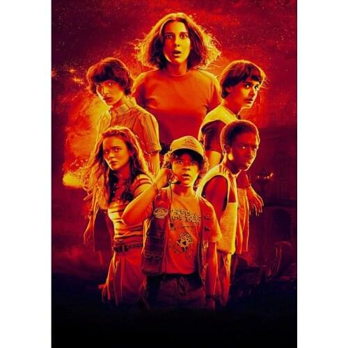 Diamond Painting Fantasy "Stranger things 3 tv show" Pattern Full Square/Round Diamond Embroidery Needlework,Mosaic