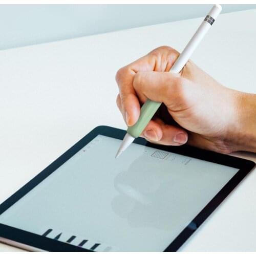 Stylus Cover Silicone Protective Sleeve Wrap For Apple Pencil 1/2 Shockproof Anti-scratch Non Slip Touch Screen Pen Grip Case