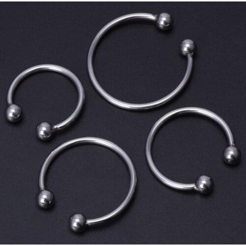 Cock Rings Stainless Steel Penis Ring Erection Enhancing Adult Sex Toy 28mm32mm/35mm/40mm