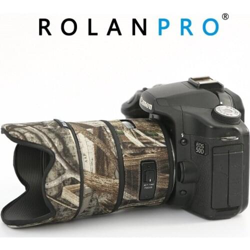 ROLANPRO Lens Cover Camouflage Rain Cover for SIGMA 35mm F/1.4 DG ART Lens Sleeve Guns Case Photography Accessories Clothing