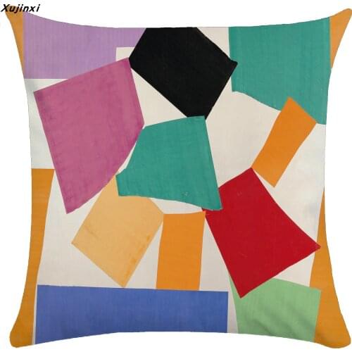 Niche art European style luxury character woman oil painting living room sofa pillow cushion