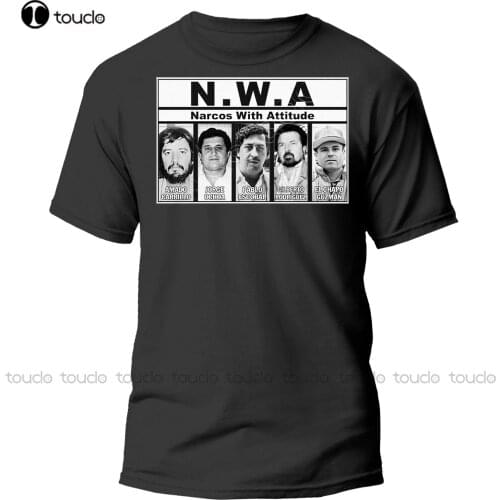 New El Chapo T Shirt Escobar T Shirt Narcos With Attitude - Nwa T Shirt - Sinaloa Mx Cotton Tee Shirt