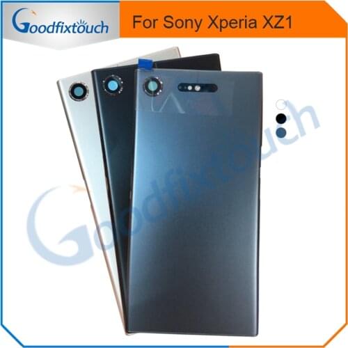 New 5.2 inches Metal Battery Housing Door Back Cover Case For Sony Xperia XZ1 G8341 G8342 Battery Door Back Cover Housing