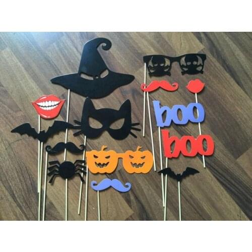 New Arrive Funny Product DIY Photo Booth Props Moustaches On A Stick Halloween Party