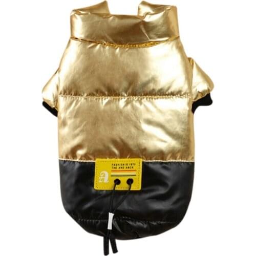 Pet Winter Dog Coat Winter Warm Autumn Winter Cotton Padded Coat For Dogs Puppy Thickened Stand-up Collar Down Jacket