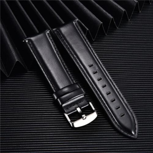 Quick Release Watch Band Genuine Leather Watchbands 18mm 20mm 22mm Cowhide Smart Watch Straps Watch Accessories