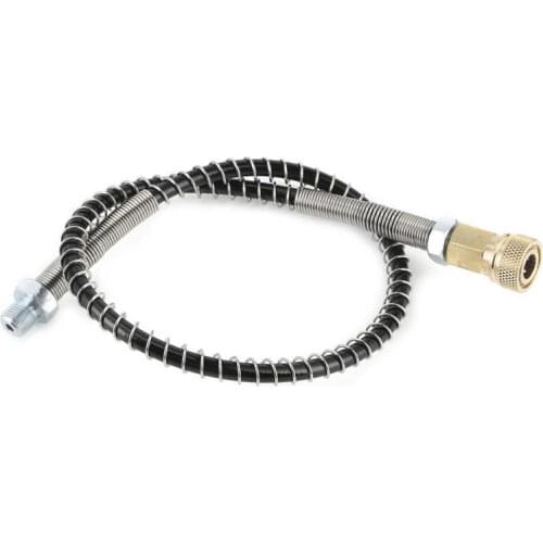 Pump Hose Air Pump Hose Air Pump Hose 30/63MPA Hose Spring Wrapped M10 Thread 0.5m with Female Head
