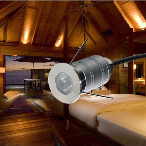 1W LED Underground Lamps Deck Light Buried Lighting IP67 DC12V Garden Landscape Pathway Lighting 10pcs