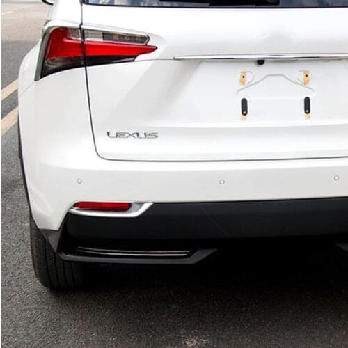 ABS Chrome For Lexus NX 200t 300h 2015 2016 2017 Car Accessories Rear Fog Light Decoration Cover Trim Car Sticker Styling