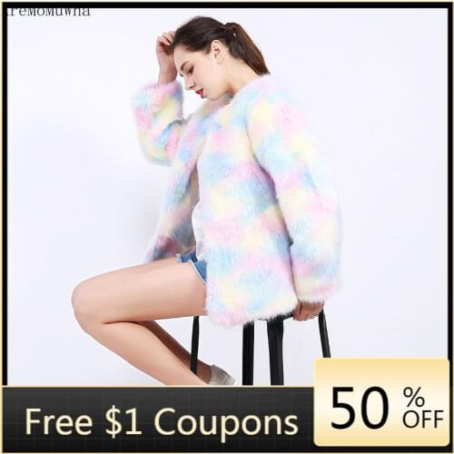 AreMoMuWha Fashionable Fur Coats