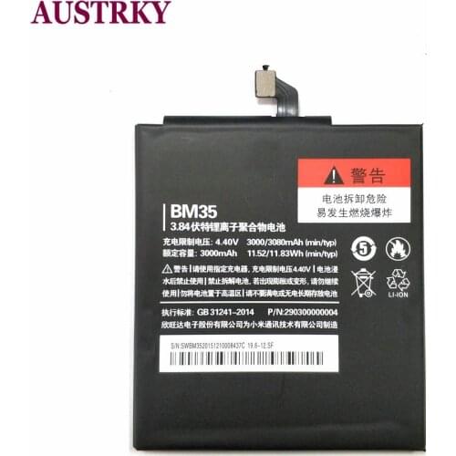 AUSTRKY Xiaomi Mi 4C Phone Batteries