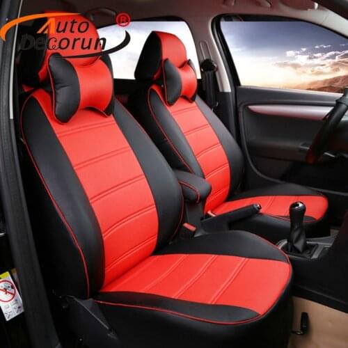 AutoDecorun leather seat cushion for Citroen C5 accessories interior car seat cover for seat supports protector covers 19PCS/set