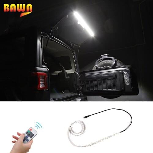 BAWA Tailgate Light for Jeep Wrangler TJ JK JL Lift Door LED Lamp Accessories for Jeep Wrangler tj jk jl 1997-2018
