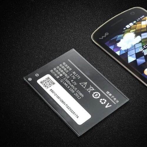 BL171 For Lenovo A319 A356 A368 A370e A376 A60 A65 A500 A390 A390T A370E A375E A50 1500mAh Li-ion Polymer Battery