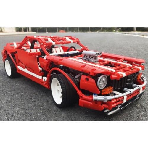 Block toys 2000PCS Christmas gift for Children Creative MOC Series The 2014 Muscle Car Set Educational toy XB 07001