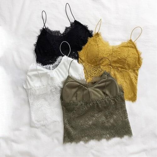 New Lace Bra Sexy Floral Top For Women Tube Top Bra Female Lingerie Push Up Soft Comfort Bralette Thin Seamless Bra Womens Tops