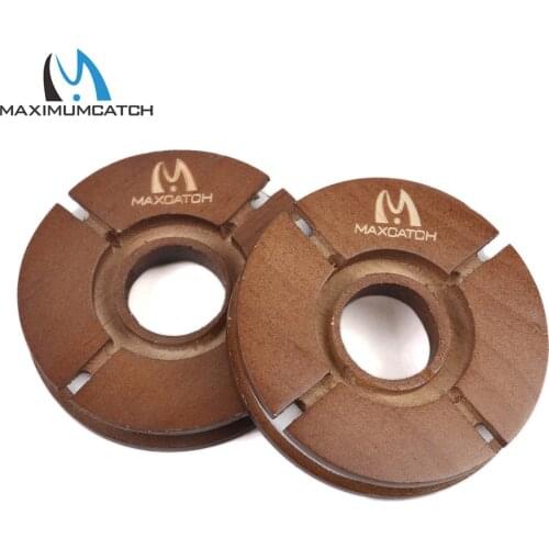 Maximumcatch 2pcs Tenkara Line Keeper Hook Keeper Natural Wood Tenkara Fishing Line Holder Fly Fishing Accessory