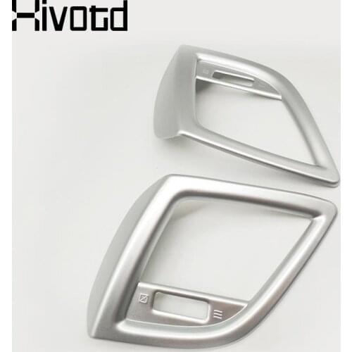 Hivotd For Mazda 3 Axela sedan Accessory Interior Air Condition AC Vent Outlet ABS chrome trim Cover Panel 2014-2017 2018 2019