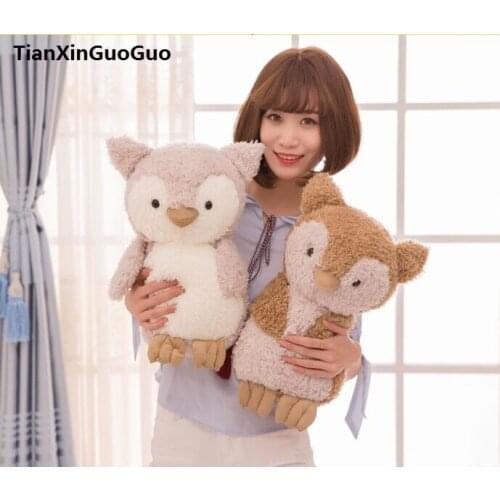 Creative toy cartoon owl plush toy lovely night owl doll about 30cm soft throw pillow birthday gift b2900