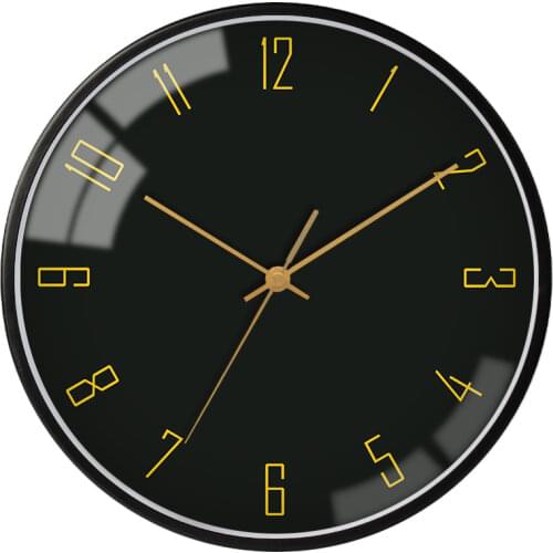 Creative Black Wall Clcoks Home Decor Metal Silent Kitchen Watch Home Modern Bedroom Secret Stash Orologio Parete Gift FZ602