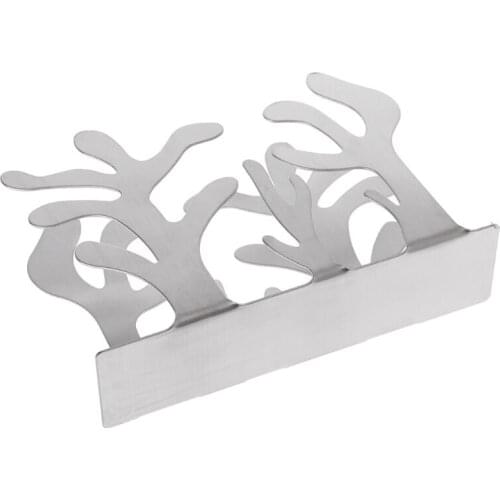 Stainless Steel Napkin Rack Box Dispenser Tissue Holder Plants Table Decoration