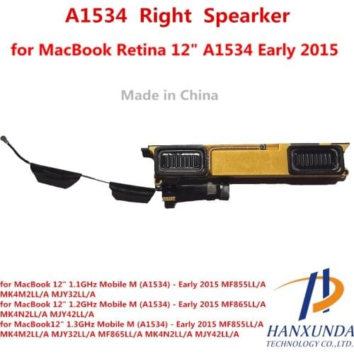 Original A1534 RightSpeaker for Macbook retina 12" A1534 Early 2015 923-00410 Right