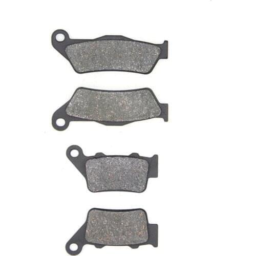 MEXITAL Motorcycle Brake Pads Front Rear for KTM MXC 525 Desert Racing (03-04) / MXC 300 (Standard forks) (94-98) 181-208-5