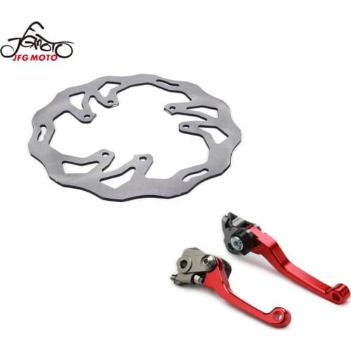 Motorcycle CNC Front Brake Disc Rotor Brake Clutch Lever For HONDA CRF250R CRF450R 2007 2008 2009 2010 2011 2012 2013