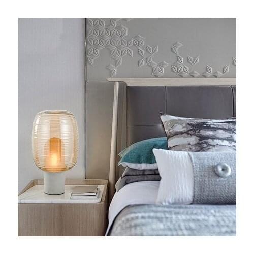 Modern Originality Illuminations Lamps And Lanterns Bedside Cupboard A Living Room Hotel Guest Room Thread Glass Desk Lamp