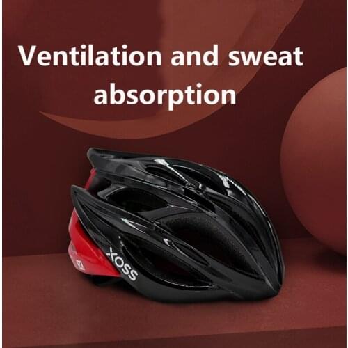 Xoss sport riding helmet road bike equipment Ventilation sweat absorption light mountain bike integrated bicycle helmet
