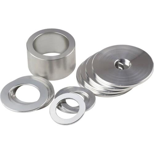 1pcs 22mm-52mm inside diameter aluminum alloy washers thicken washer casing gaskets ferrule gasket 30mm-88mm OD 3mm-40mm thick