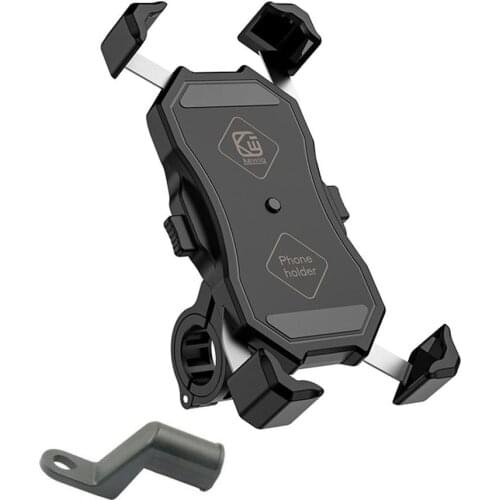 Bicycle Motorcycle Phone Holder Cradle Clamp Mount for iPhone 3.5-6.5" Cellphone