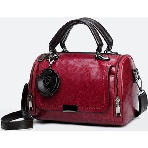 Ladies Designer Shoulder Bag PU leather small square bag Vintage Party Handbag Female Messenger Bags Tote