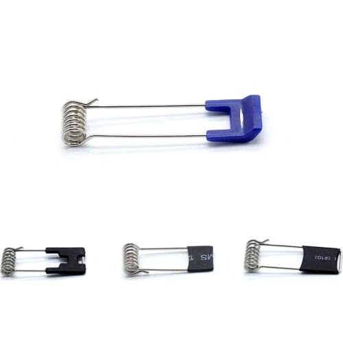 20pcs/lot 1.2mm Wire Mounting Spring Clips Spring for Lamp Led Downlight Lighting Torion Spring Bulk In Wholesale Lots
