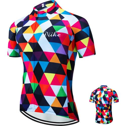 2021 Team Cycling Jersey Quick Dry Bike Bicycle Cycling Clothing Outdoor Sports Short Sleeve MTB Jersey Ciclismo Spot Sale